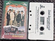 VINTAGE RARE LOS INVASORES DE NUEVO LEON CASSETTE TAPE