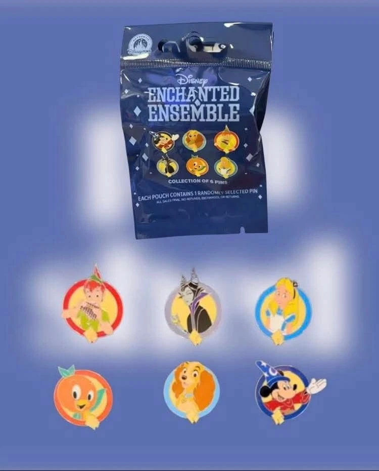 Enchanted Ensemble Mystery Pack - Unopened Disney Pin