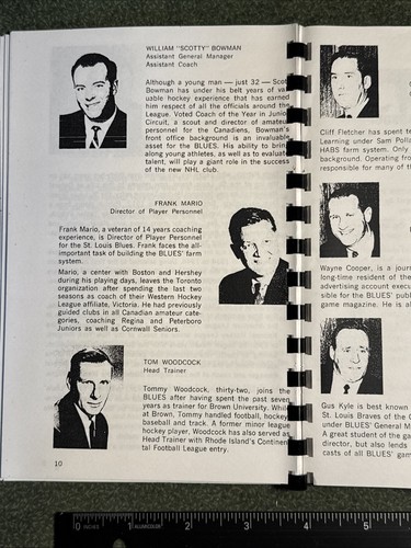 1967 1968 St. Louis Blues Nhl Hockey Team Media Guide Jahrbuch Pressebuch - Bild 3 von 6