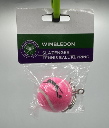 Wimbledon Essentials Mini Tennis Ball Keyring - Pink - 第 1/3 張圖片