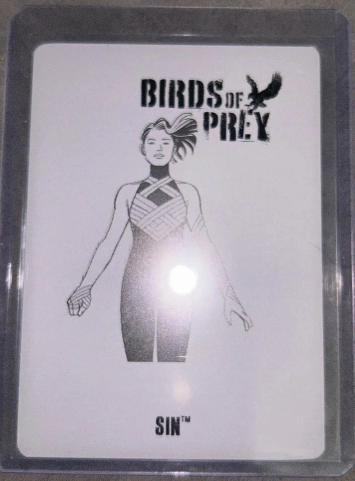 DC Annual UD 1/1 Cyan Printing Plate One Of One SIN DC Card Collectible Black - Image 2 of 4