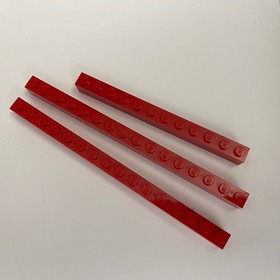 Lego 2465 6112 Red Replacement Parts Pieces Lot of 3