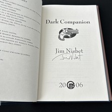 Signed First Edition DARK COMPANION By Jim Nisbet - HC / DJ - Brand New  on The Hot Collector