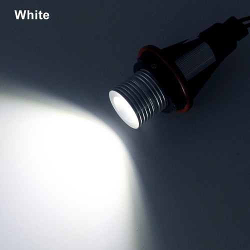 6000K LED Angel Eye Marker Light Bulbs For BMW E39 E60 E63 E64 E53 5 6 7 X3 - Picture 7 of 12