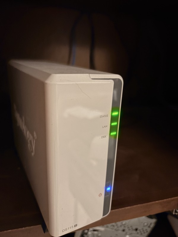 Synology 1-bay NAS Disk station DS115j