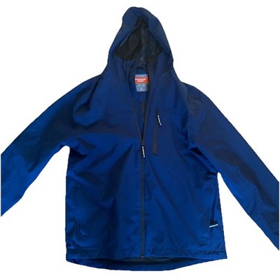 Jacke Primark Größe L Junge Blau Mit Kapuze Wind/Wasserfest