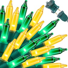 St. Patrick's Day Mini String Lights, Super-Bright Extendable Green and