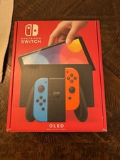 Nintendo Switch OLED Model Handheld Console - 64GB Wifi-HEG-001 w/ R/B Joycons