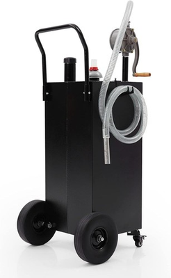 #ad 50 Gallon Fuel Caddy with Pump Portable Gas Diesel Storage Tank on Wheels $480.99