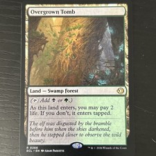 Magic the Gathering: Lorwyn Eclipsed Overgrown Tomb Regular in Near Mint