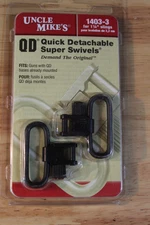 Uncle Mikes QD Quick Detachable Super Swivels-1403-3-NEW IN PACKAGE