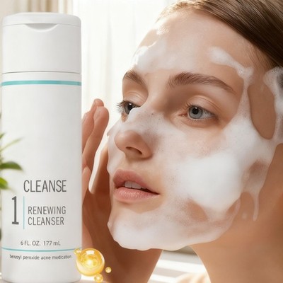 Proactiv 6oz Renewing Cleanser 60 Day Supply Face Wash Solution for Skin Care