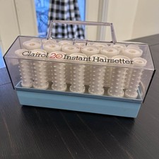 Clairol 20 Instant Hairsetter Model C20S Heated Hair Rollers Tested Works EUC