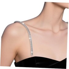 1Pair Rhinestone Bra Straps, Rhinestones Bra Shoulder Chain for Wedding Prom
