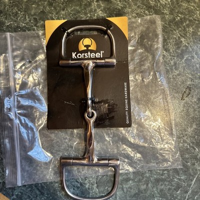 Korsteel 5  Slow Twist Ring Snaffle Bit