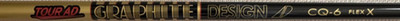 Graphite Design Tour AD CQ-6 Graphite Shaft Extra Stiff Driver Shaft