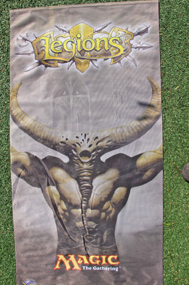 MTG Magic the Gathering Legions 2002 Shop Display Stoffbanner, (145cm X 75,5cm)