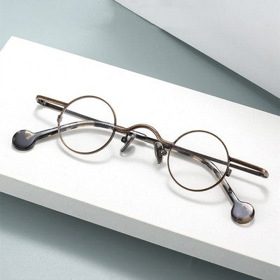 Retro Eyeglass Frames Japanese Designer Punk Japanese Round Glasses US Warehouse