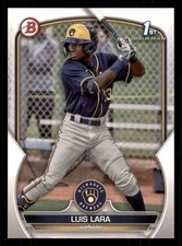 2023 Bowman Luis Lara #BP-100 FBC Milwaukee Brewers