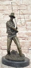 Christmas Gift Signed Original Fisherman Sport Home/Office/Cabin Decor Sale Deco