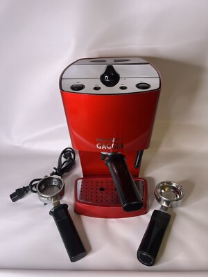 Gaggia Milano Espresso Colour Coffee Machine Red