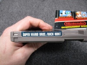SUPER MARIO BROS./DUCK HUNT AUTHENTIC W/ MANUAL NINTENDO NES GAME