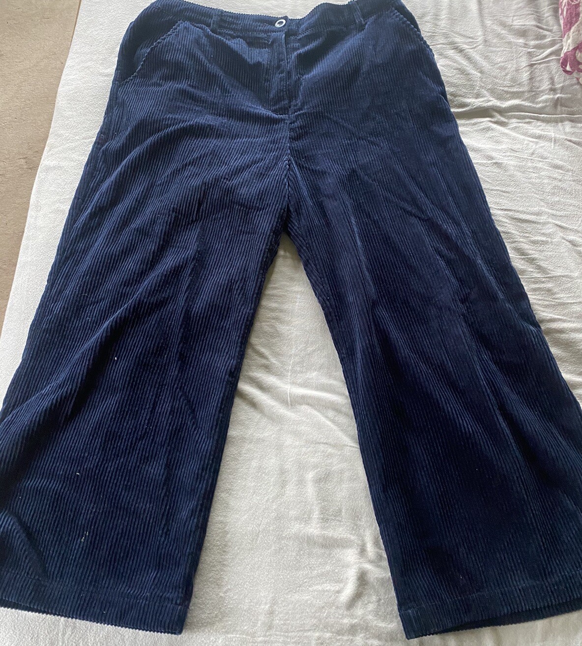 Seasalt Navy cord trousers 18 eBay