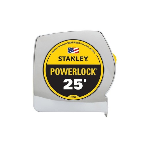 Stanley 25 ft. PowerLock Tape Measure High Visibility