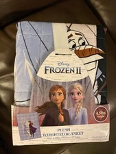 Disney Frozen II Exclusive Plush Weighted Blanket 36X48, Ages 4 Years  Up