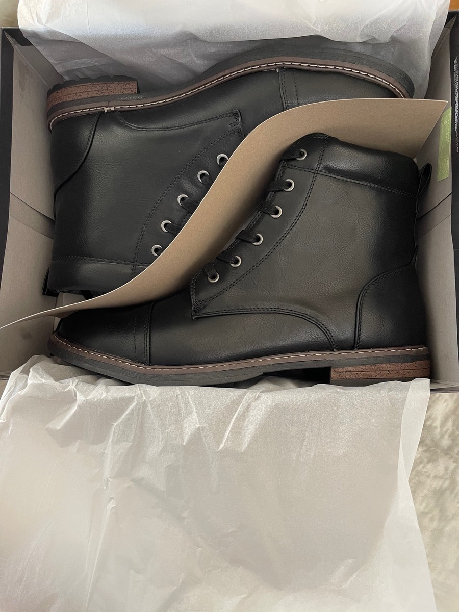 Goodfellow & Co Black Jeffery Lace Up Boots New with Box  display picture 3