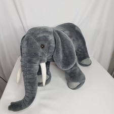 Melissa  Doug Giant Elephant Lifelike Stuffed Animal Over 3 Feet Long Plush