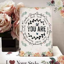 Gifts for women Metal Sign Encouragement Gifts for Best Friend Women, Inspiratio