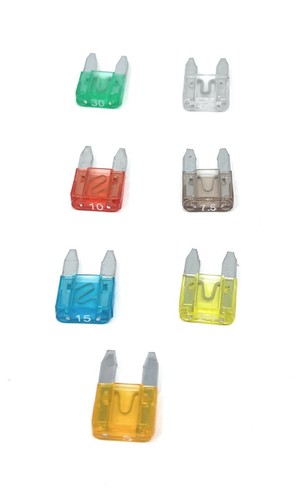120 Assorted Car Truck Mini Fuse White Mark - Picture 5 of 5