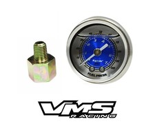 86-98 Ford Mustang Gt 5.0 Fuel Pressure Gauge Kit Blue