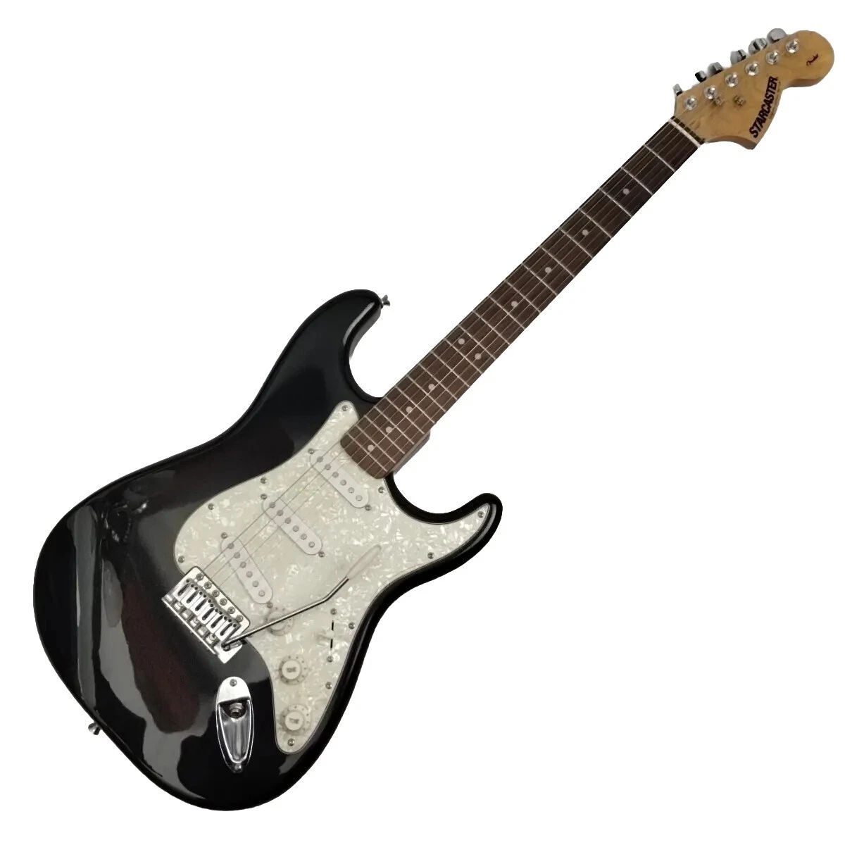 Fender starcaster 2024 black and white