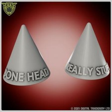 Big Guy Negatrait für Blood Bowl Really Stupid and Bone Head Hat Token 