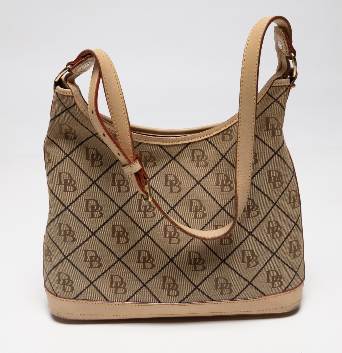 Dooney and Bourke Monogram Shoulder Strap Handbag Purse Bag  display picture 3