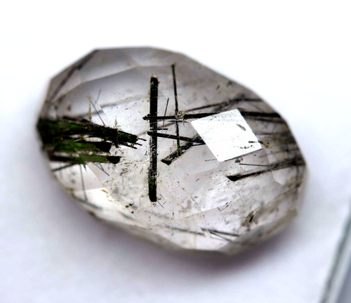 9.85 Ct Natural Smoky Quartz Untreated Oval Checker Cut Loose Gemstones - Picture 4 of 5