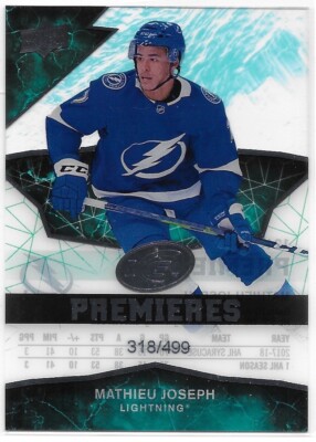 2018-19 Mathieu Joseph Upper Deck Ice Premieres Rookie RC /499 #124
