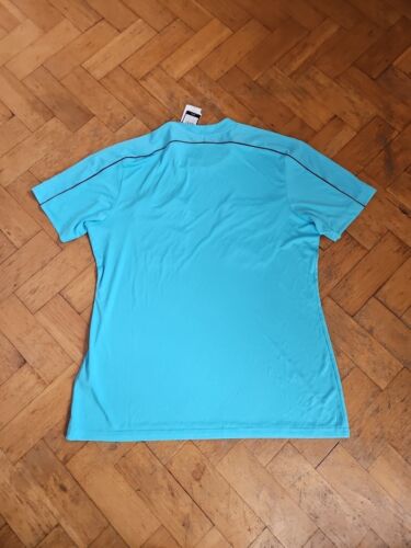 Adidas Mens Football Referee Shirt XL Blue FAW Wales Climacool Jersey Top BNWT - Picture 5 of 7