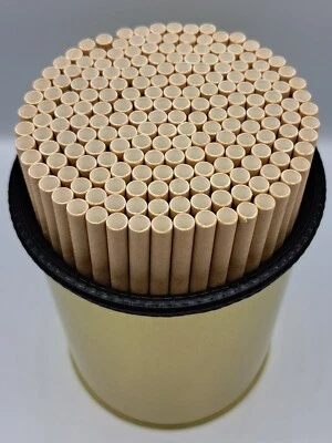 DARASTONE Manicotti di nidificazione per api selvatiche materiale di riempimento hotel per insetti Ø6 mm 14 cm circa 200 pezzi