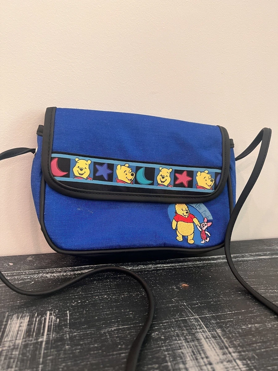 Vintage 90s Disney s Winnie The Pooh Blue Crossbody Mini Bag