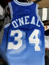Mitchell & Ness Mens NBA Swingman Retro Jersey LA Lakers Shaq Shaquille O'Neal M