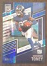 KADARIUS TONEY 2022 Panini Donruss Elite #61 Status Blue SP /275 New York Giants