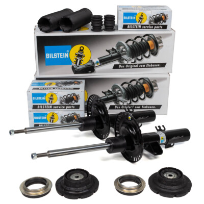 2x BILSTEIN B4 Stoßdämpfer + B1 Dreckschutz Domlager für VW TRANSPORTER T5 vorne