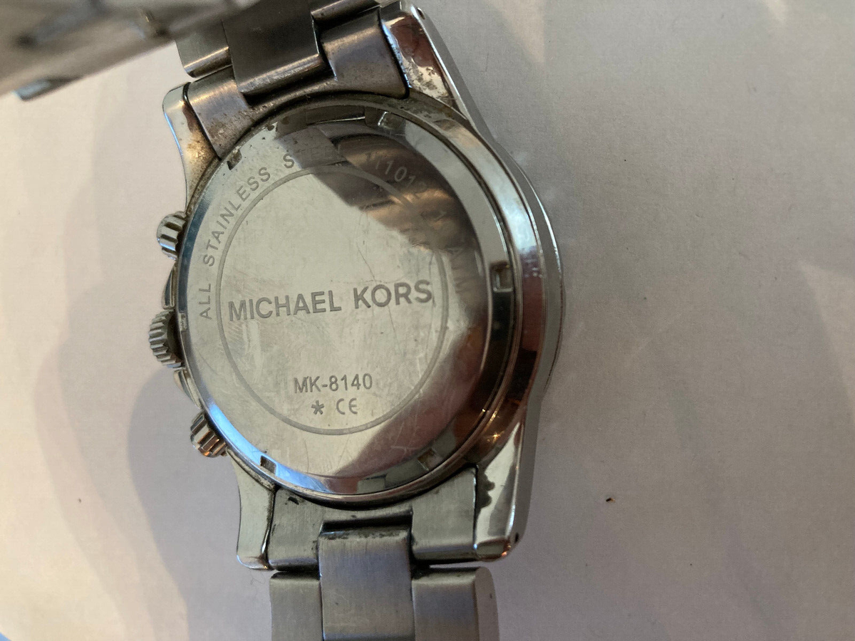 Michael Kors mens watch stainless steel MK-8140 | eBay Michael Kors mens watch stainless steel MK-8140 | eBay
