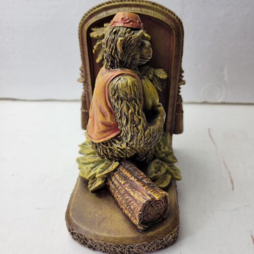 Circus Monkey Bookends Wearing Vest Fez Hat Holding Bananas 1999 CBK - Picture 4 of 10