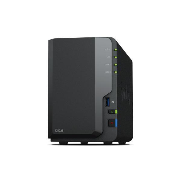 Synology DS223 NAS Desktop Realtek RTD1619B 2 GB DDR4 16 TB HDD DiskStation Mana