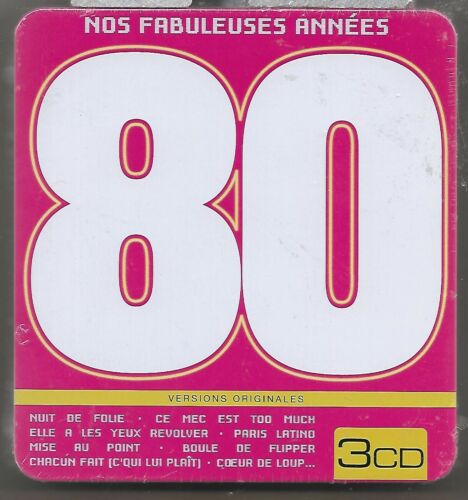 NOS FABULEUSES ANNEES 80 / Coffret Metal 3 CD Neuf sous blister - Photo 1/2