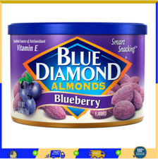 Blue Diamond Almonds, Classic Blueberry Flavored Sweet Snack Nuts perfect size
